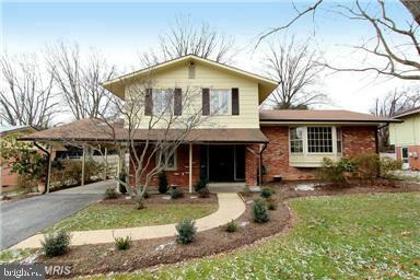 Rare 4 -level split in a great commuter location/4 bedrooms + office space and 2 1/2 baths