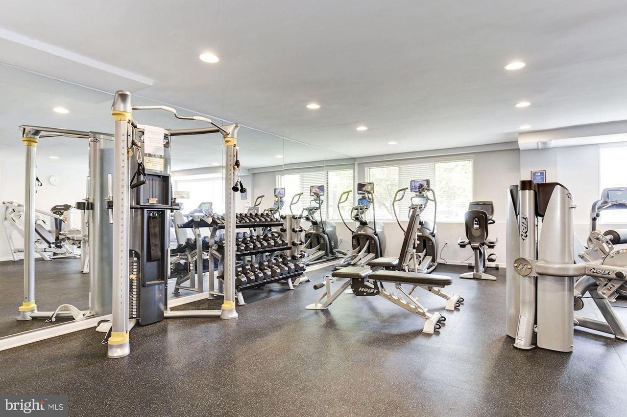 In-building fitness center