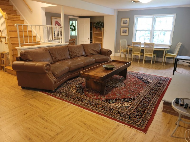BETHESDA!  Spacious 1BR, Den, 1BA furnished Suite w Separate Entry in SF Home, Includes Utilities, Laundry, Pool