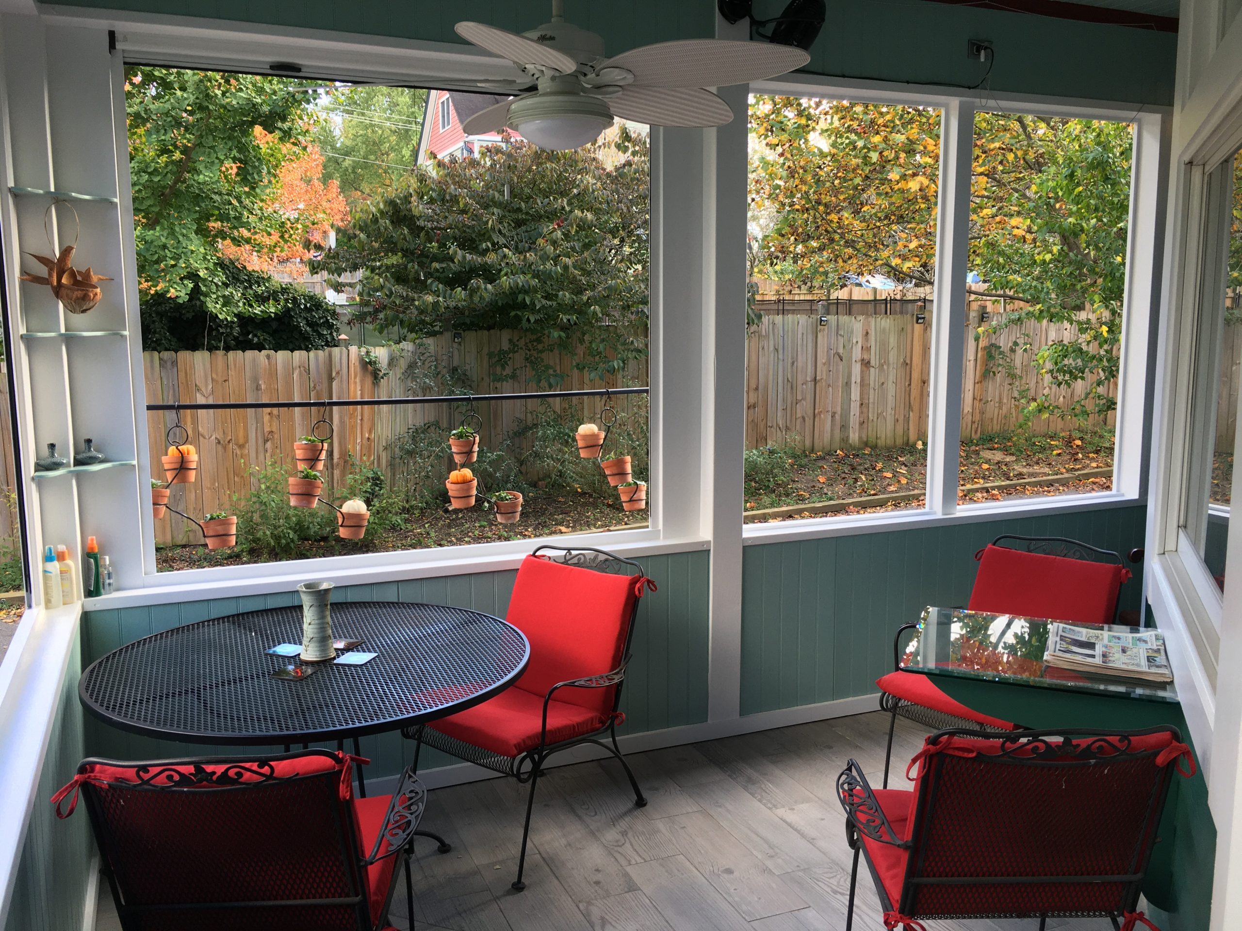 Bug free back porch common area Bug free back porch common area