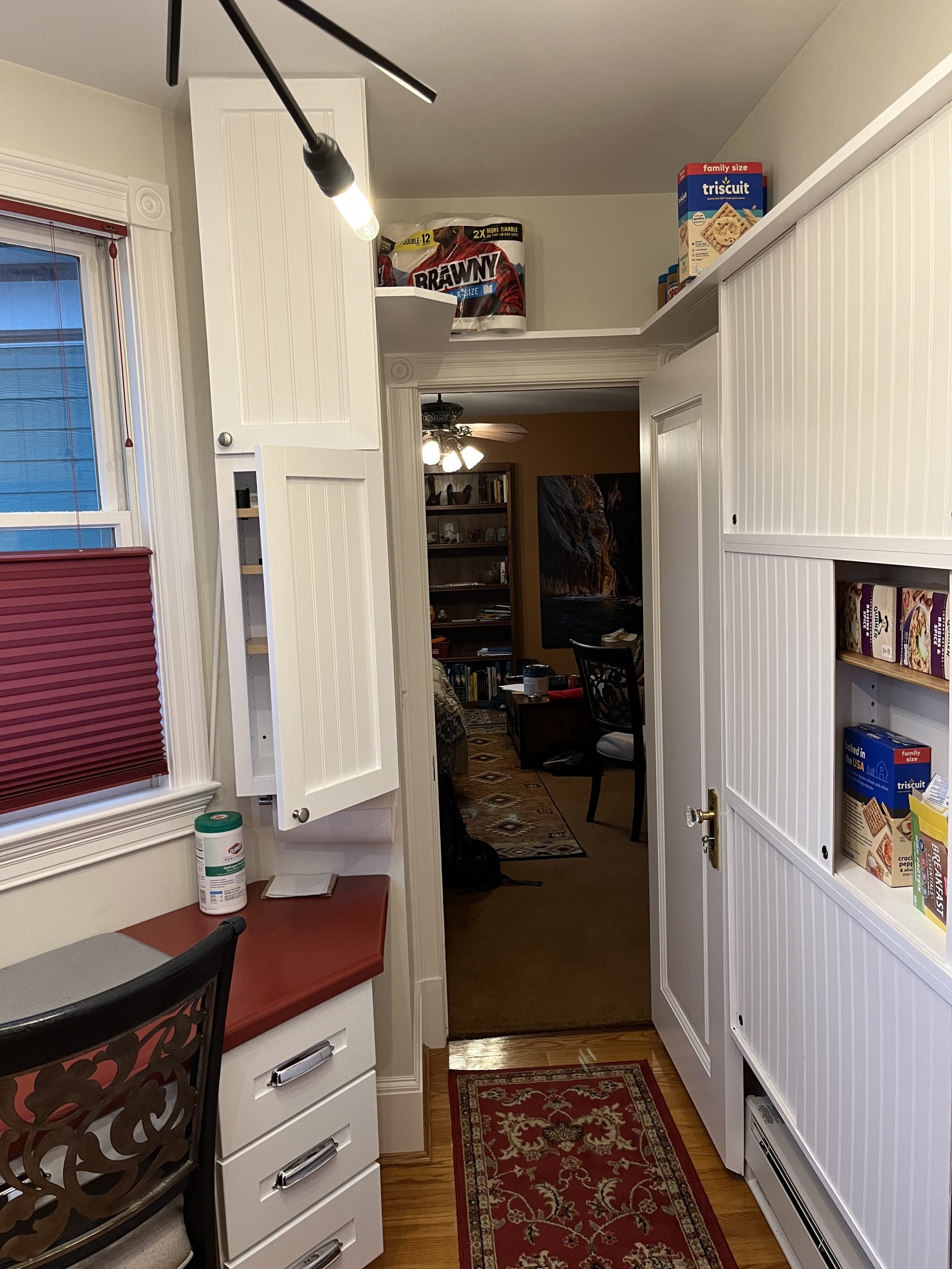 Passageway to suite bedroom from kitchenette Passageway to suite bedroom from kitchenette