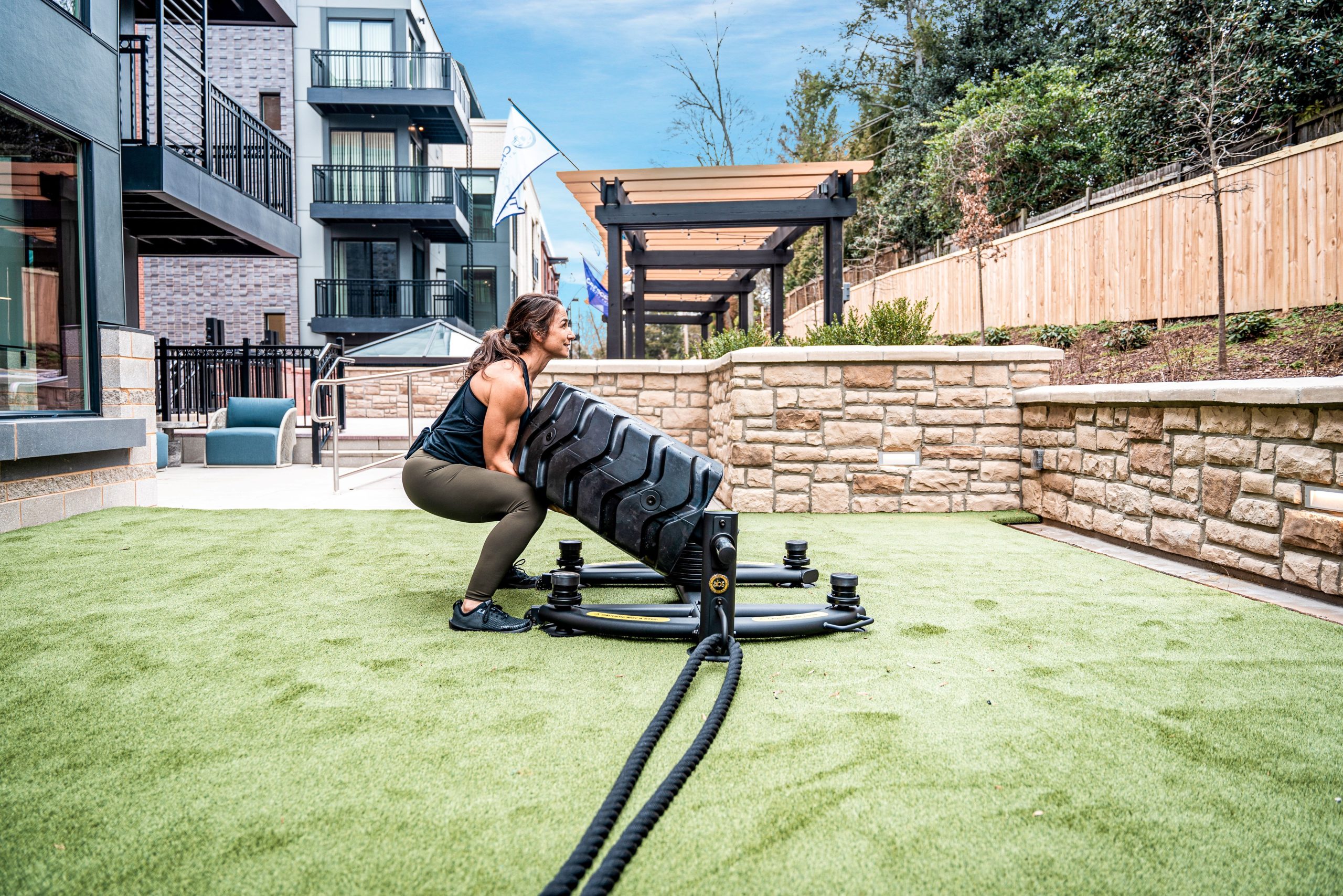 Outdoor Fitness Area Outdoor Fitness Area